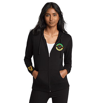 Women's Fitted Jersey Full Zip Hoodie