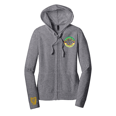 Women's Fitted Jersey Full Zip Hoodie