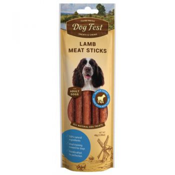 Dog Fest Lamb meat sticks for adult dogs - 45g (1.59oz) TREAT Dog Fest Lamb meat sticks for adult dogs - 45g (1.59oz) TREAT