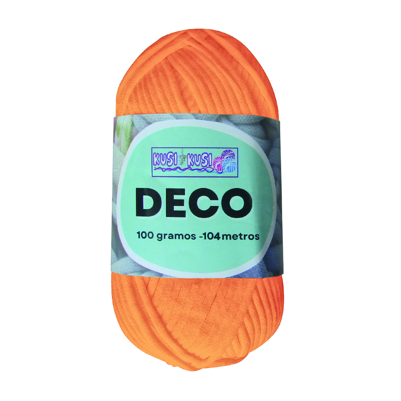 Lana Algodon Deco Col08 Naranja Paquete X 5 Ovillos X 100 Gramos Lana Algodon Deco Col08 Naranja Paquete X 5 Ovillos X 100 Gramos