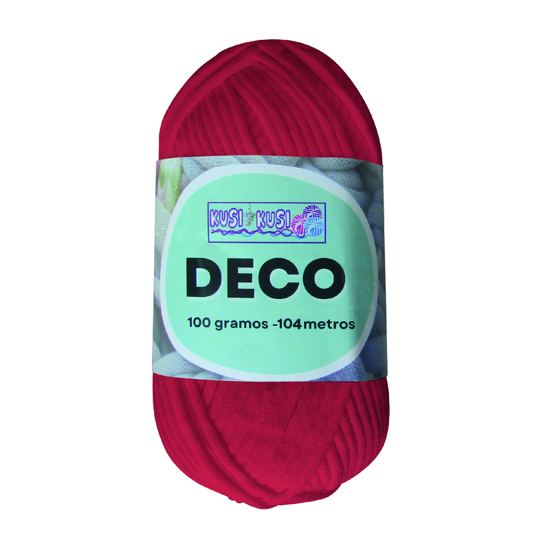 Lana Algodon Deco Col09 Roja Paquete X 5 Ovillos X 100 Gramos Lana Algodon Deco Col09 Roja Paquete X 5 Ovillos X 100 Gramos