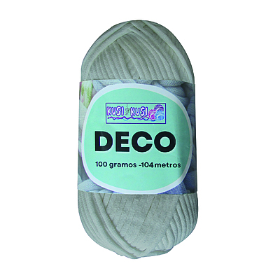 Lana Algodon Deco Col19 Gris  Paquete X 5 Ovillos X 100 Gramos