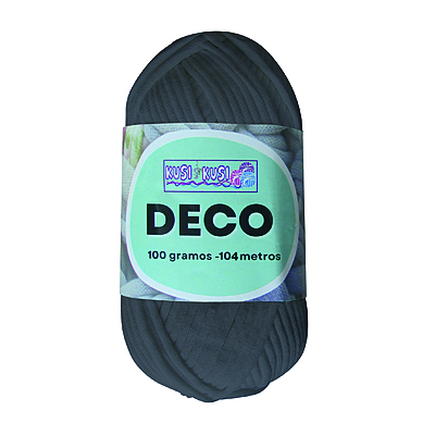 Lana Algodon Deco Col20 Gris Oscuro Paquete X 5 Ovillos X 100 Gramos