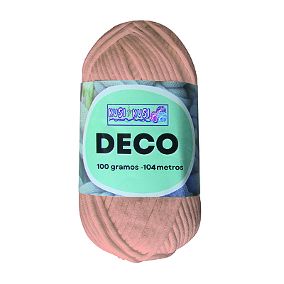 Lana Algodon Deco Col27 Palo De Rosa Paquete X 5 Ovillos X 100 Gramos