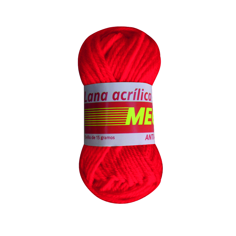 Lana Escolar Mega 20 Rojo Paquete X 10 Ovillos X 15 Gramos Lana Escolar Mega 20 Rojo Paquete X 10 Ovillos X 15 Gramos