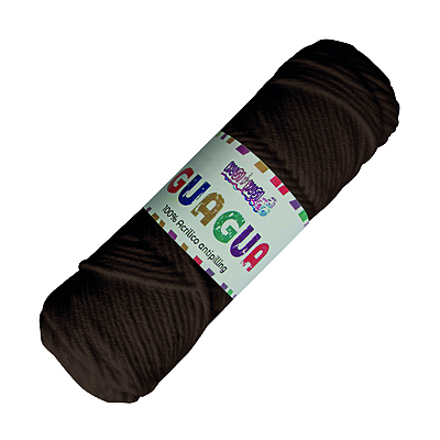 Lana Guagua Color 1058 Cafe Oscuro Paquete X 5 Ovillos X 100 Gramos