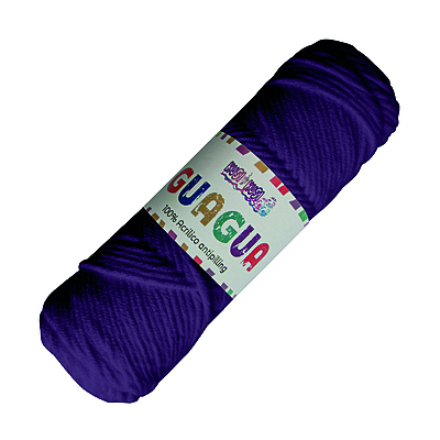 Lana Guagua Color 1100 Morado Paquete X 5 Ovillos X 100 Gramos