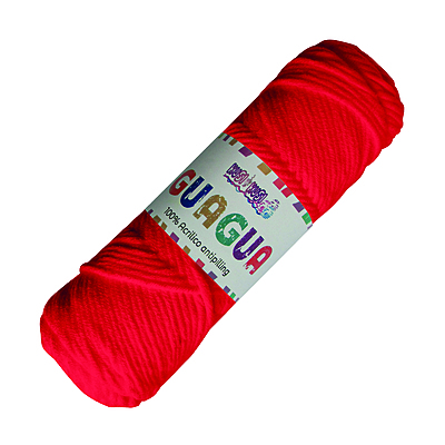 Lana Guagua Color 1147 Rojo Paquete X 5 Ovillos X 100 Gramos