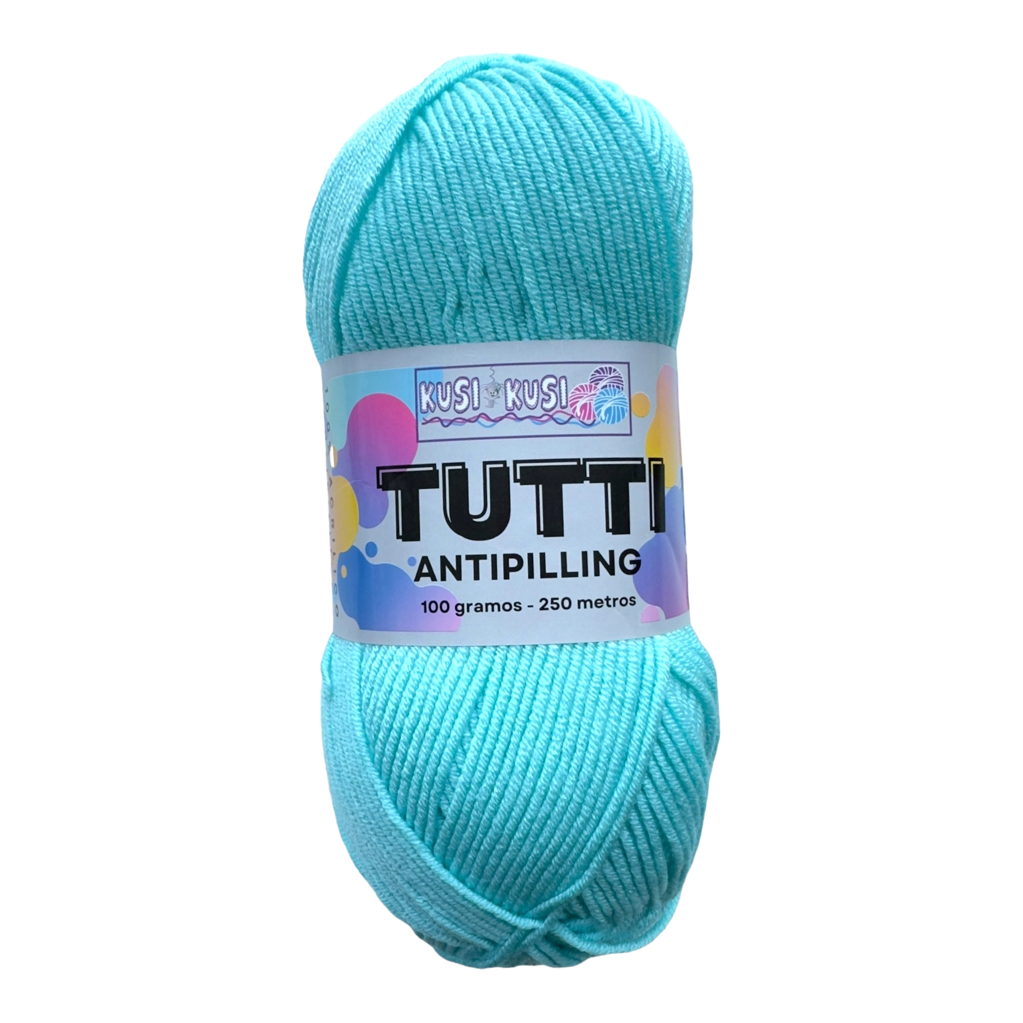 Lana Acrílica Tutti Col 411 Aguamarina Paquete X 5 ovillos X 100 gramos