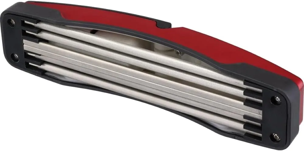 LANSKY Master's Edge Knife Sharpener for Straight & Serrated Blades