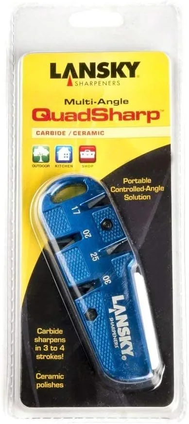 LANSKY Portable Multi-Function Pocket Knife Sharpener