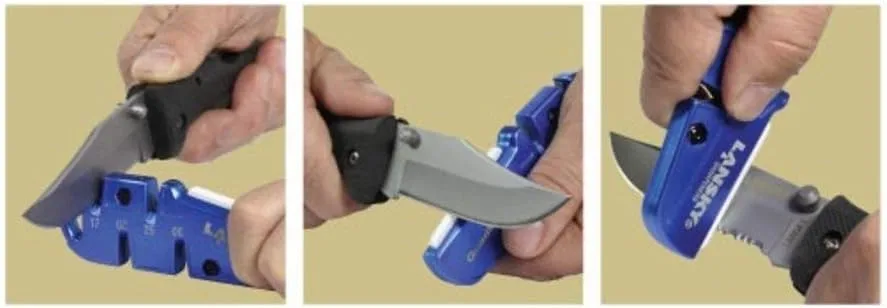 LANSKY Portable Multi-Function Pocket Knife Sharpener