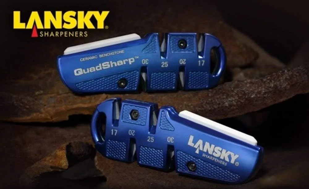 LANSKY Portable Multi-Function Pocket Knife Sharpener