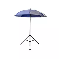Lapco FR LAP-UM7VB Heavy-Duty Construction Umbrella, Vinyl, 7', Blue 7 FT LAP-UM7VB BLUE