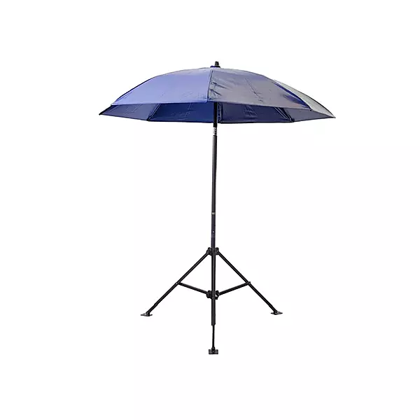 Lapco FR LAP-UM7VB Heavy-Duty Construction Umbrella, Vinyl, 7', Blue 7 FT LAP-UM7VB BLUE