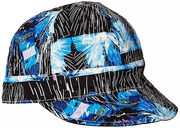 Lapco Lap C-7 4-Panel Welder's Caps, 100% Cotton, 7", Assorted Colors