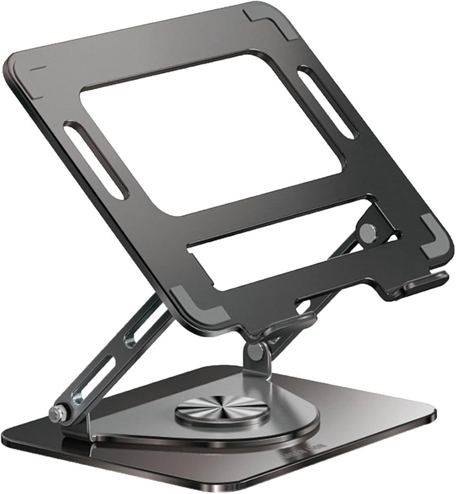 ROTATING LAPTOP STAND AVAILABLE IN GRAY AND BLACK COLOURS ONLY