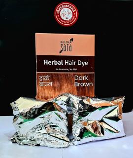Copy of DARK BROWN HARI DYE 80G SARA..