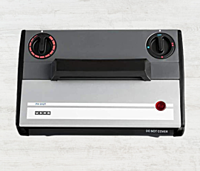 White Usha HC812T fan heater with 2 heat settings and a cool air fan. White Usha HC812T fan heater with 2 heat settings and a cool air fan.