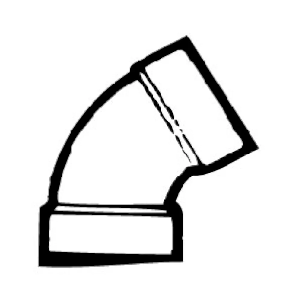 LaSalle Bristol 632603 3" Bend Elbow