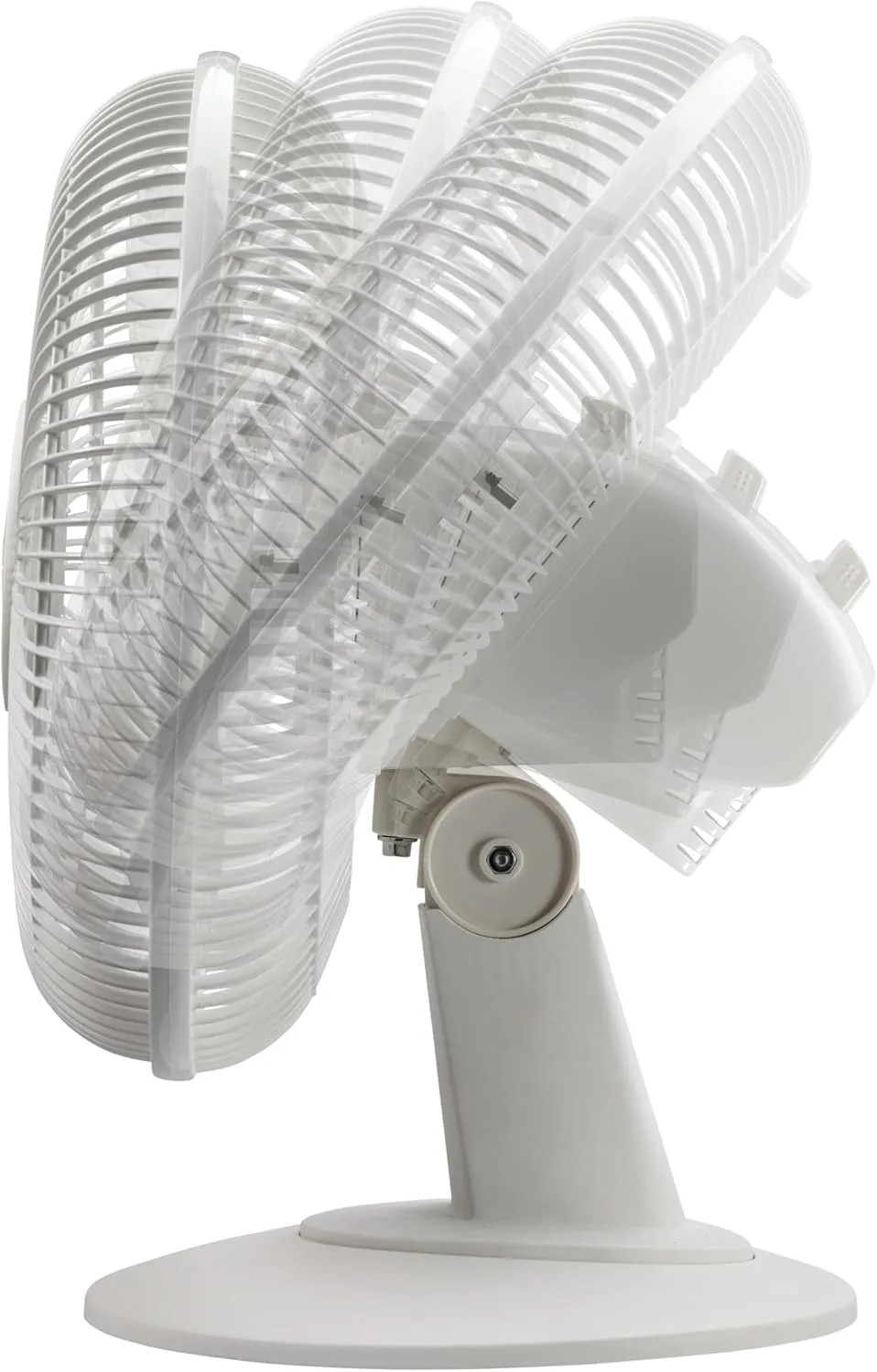 LASKO 12" Oscillating Table Fan, 3-Speed, White - Model 2012