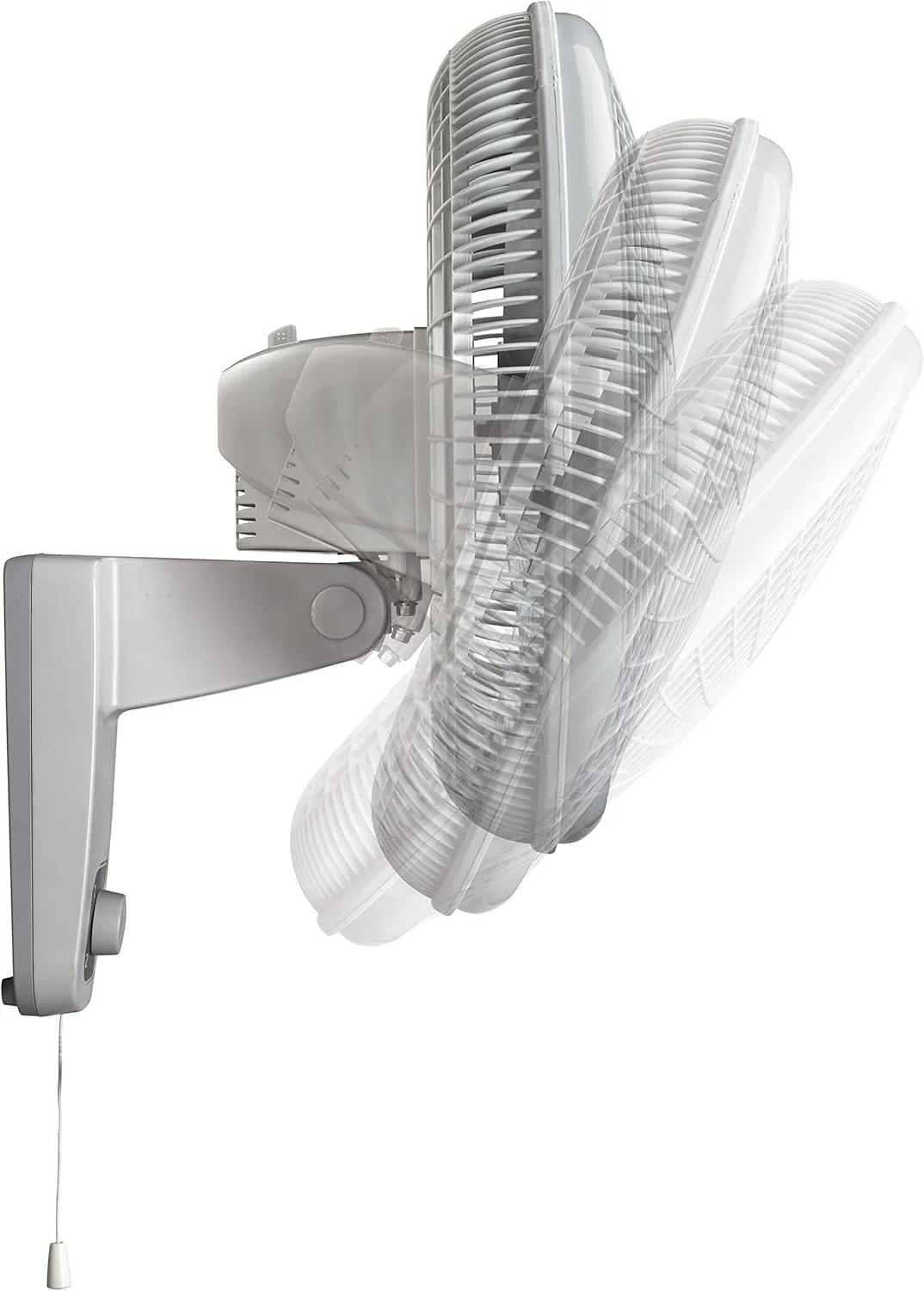 Lasko 16" 3-Speed Oscillating Wall Mount Fan for Indoor Use, M16900, Light Grey