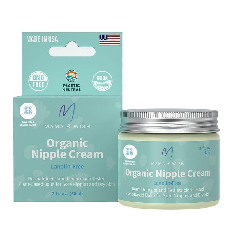 Mama & Wish Organic Nipple Cream - 2 oz Mama & Wish Organic Nipple Cream - 2 oz