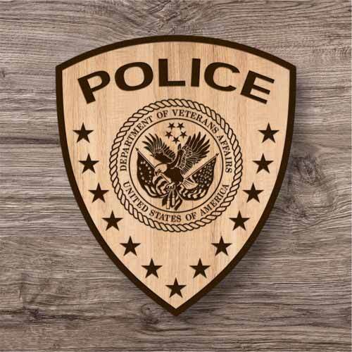 Custom Single Layer Engraved Law Enforcement Patch