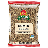 4lb of Laxmi Cumin Seeds, featuring premium whole dried fruit of the Cuminum cyminum plant.