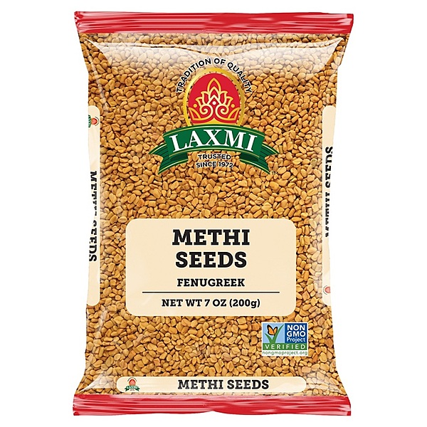 Whole golden-brown Methi Seeds (Fenugreek) for authentic Indian cooking and traditional wellness.