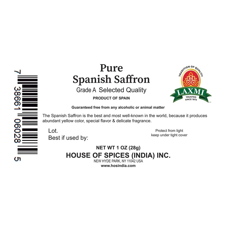 1oz Pure Spanish Saffron, featuring hand-picked, vibrant red saffron threads for gourmet cooking.
