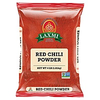 4lb bag of Laxmi Red Chili Powder, a vibrant and spicy ground pepper for Indian curries and masalas
