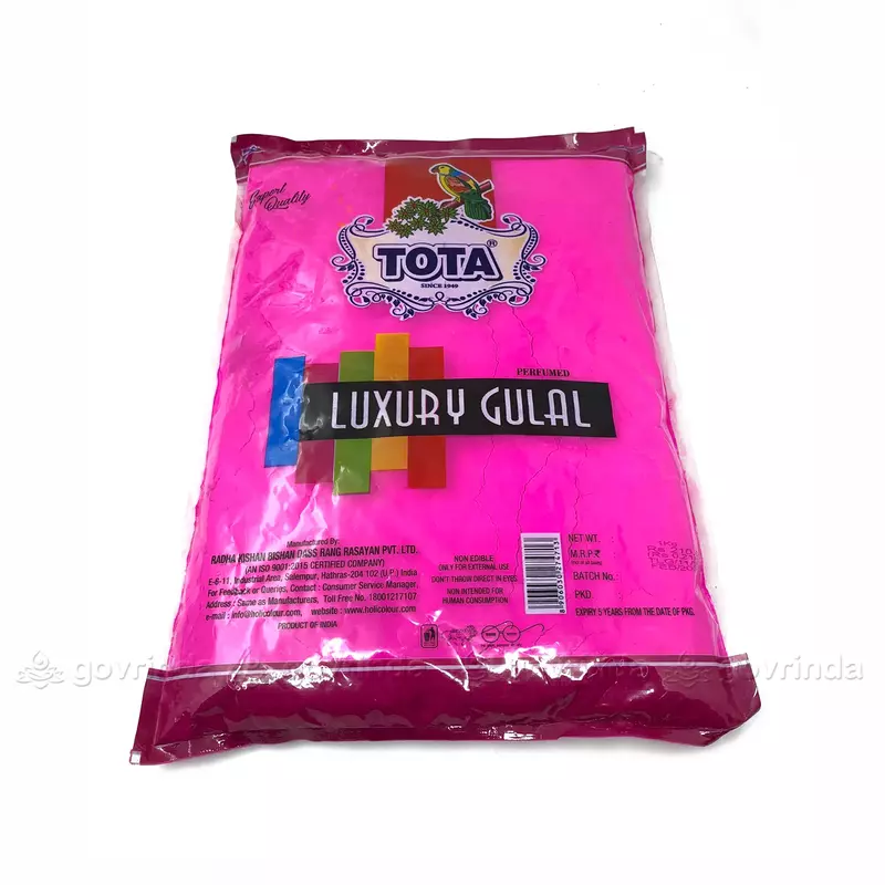Luxury Herbal Holi Gulal | Premium Perfumed Multicolor Powder (1KG - Yellow, Orange, Green, Red, Blue)