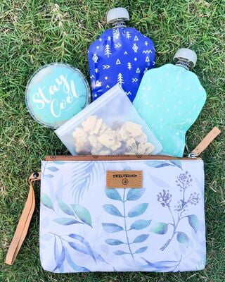 TWELVElittle Insulated Pouch Leaf TWELVElittle Insulated Pouch Leaf