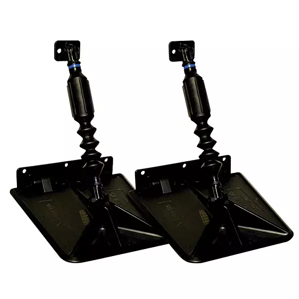Lectrotab Smart Tab SX Composite Trim Tabs 9.5” x 10” f/12-16’ Boat w/40 - 80HP - Black
