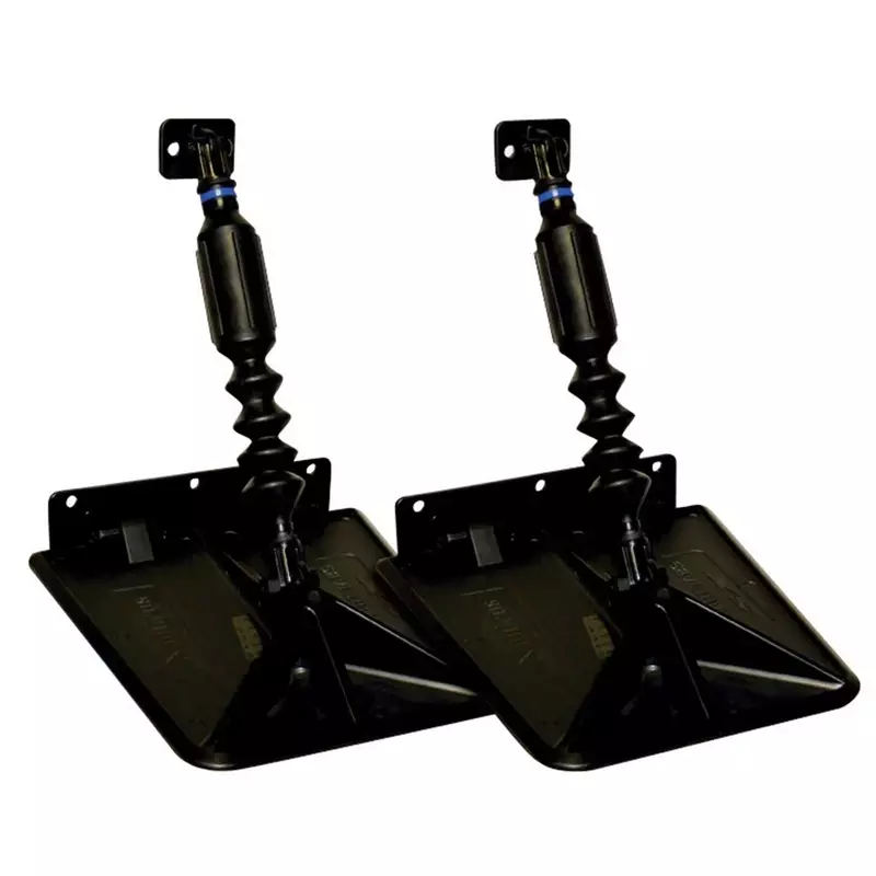 Lectrotab Smart Tab SX Composite Trim Tabs 9.5” x 10” f/12-16’ Boat w/40 - 80HP - Black