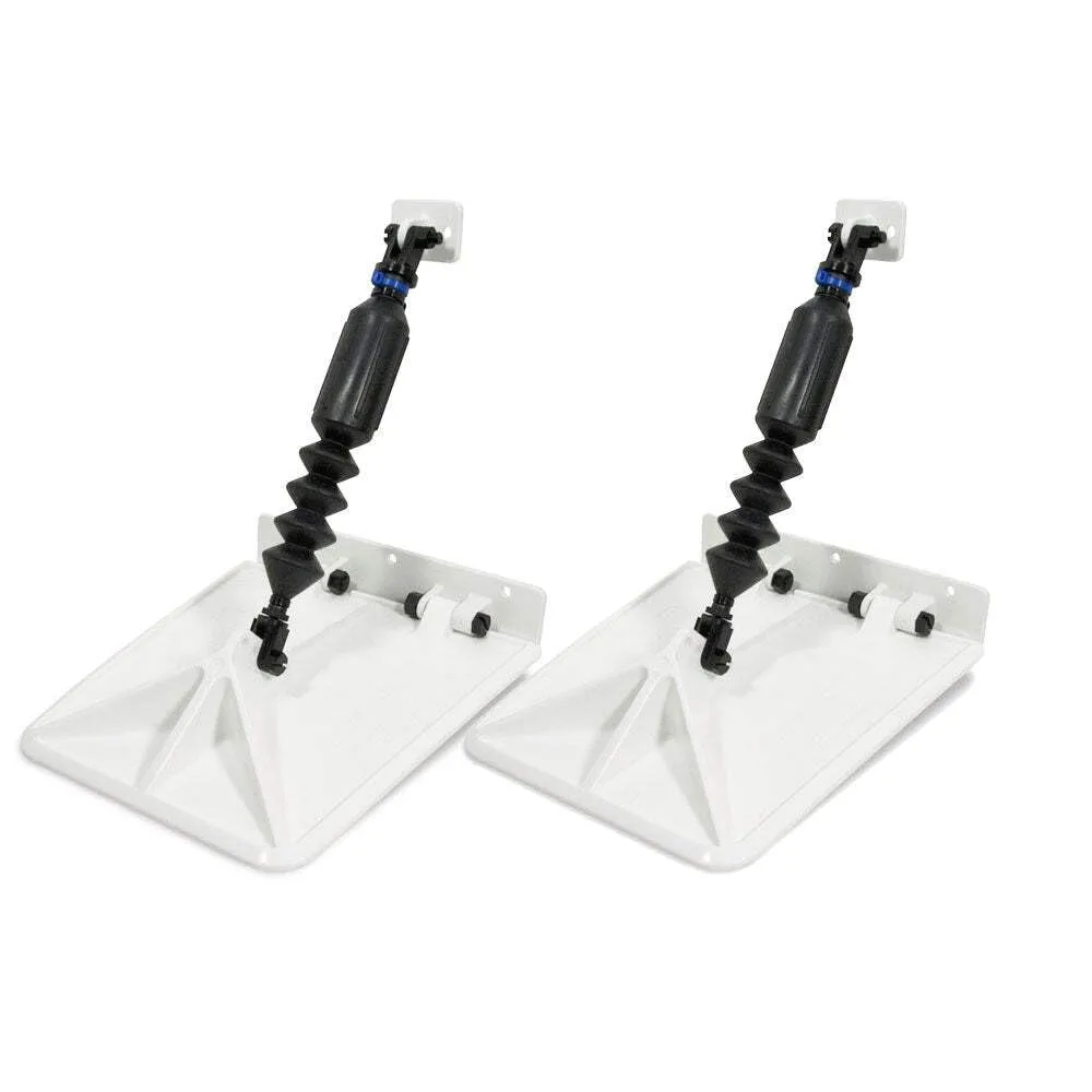 Lectrotab Smart Tabs SX 9.5" x 10" f/13-15' Boat w/30 - 40HP - White