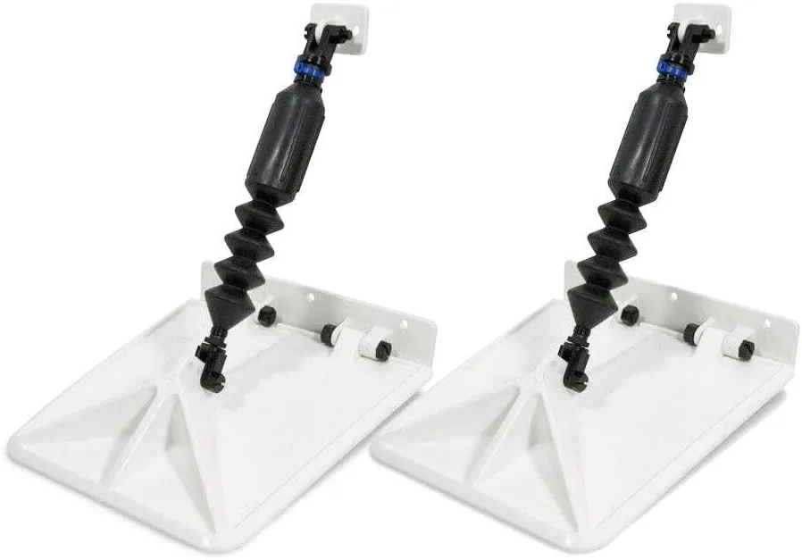 Lectrotab Smart Tabs SX 9.5" x 10" f/13-15' Boat w/30 - 40HP - White