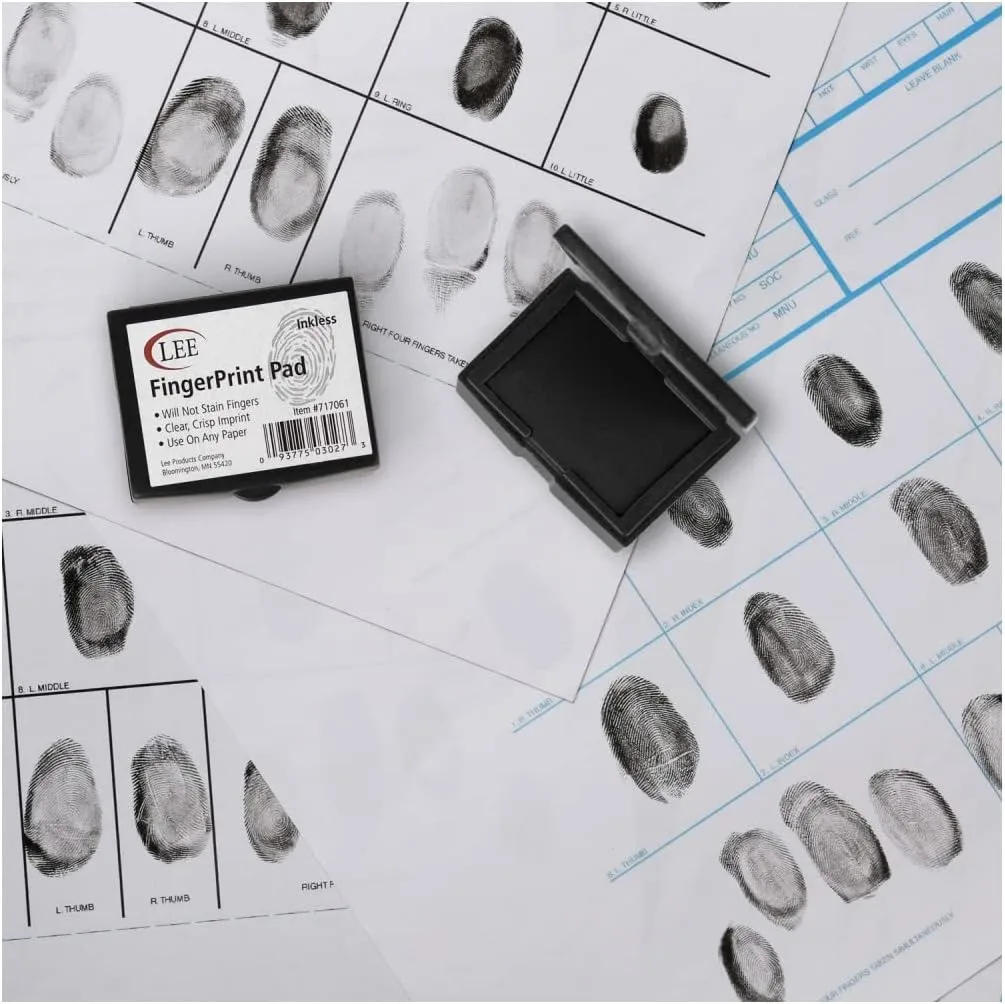 Lee Fingerprint Ink Pad, Black