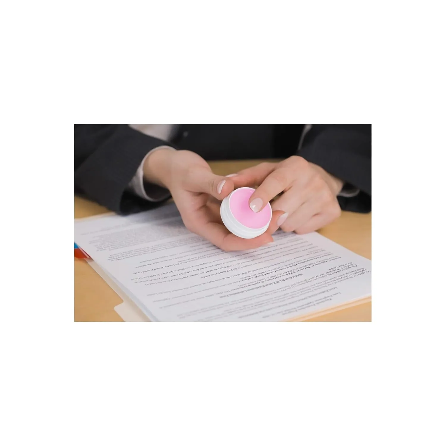 Lee Sortkwik Fingertip Moistener, 50% Recycled, 0.38 oz, Pink, Pack of 3