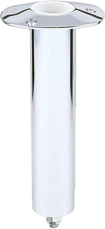 Lee's 0° Stainless Steel Swivel Base Flush Mount Rod Holder 2.25" OD X 10.5" Tube