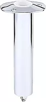 Lee's 0° Stainless Steel Swivel Base Flush Mount Rod Holder - Extra Long Tube 2.25" OD X 14.5" Tube