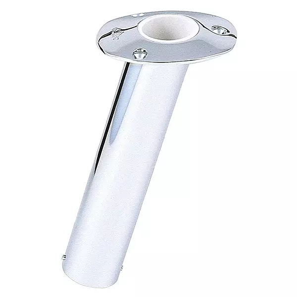 Lee's 15176 Stainless Steel Heavy Duty Bar Pin Rod Holder - 15° - 2.25" O.D.