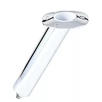 Lee's 30° Stainless Steel Swivel Base Flush Mount Rod Holder - Medium - 2" OD X 6.5" Tube f/Small Bent Butts