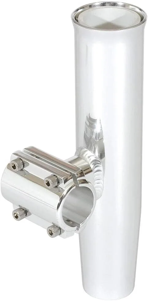 Lee's Clamp-On Rod Holder - Silver Aluminum - Horizontal Mount - Fits 1.050" O.D. Pipe