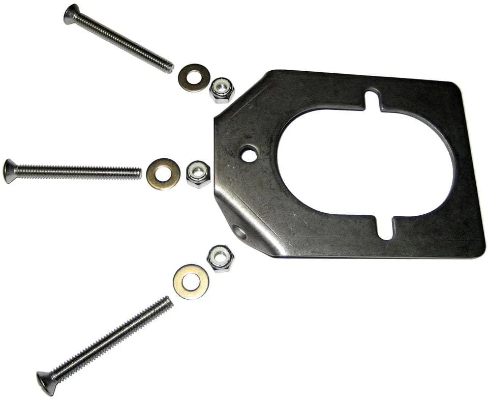 Lee's Stainless Steel Backing Plate f/Medium Rod Holders