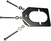 Lee's Stainless Steel Backing Plate f/Medium Rod Holders