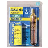 Leland 840AMU-Manual, 33 Gram CO2, 1/2", Inflatable PFD Rearming Kit