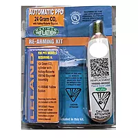 Inflatable Life Jacket Rearming Kit, Automatic, 38 g, 1/2" Threaded