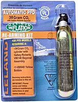 Inflatable Life Jacket Rearming Kit, Automatic, 38 g, 1/2" Threaded